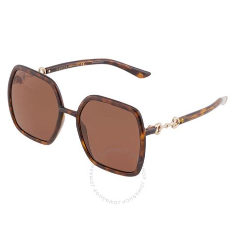 gucci round square sunglasses|gucci brown square ladies sunglasses.